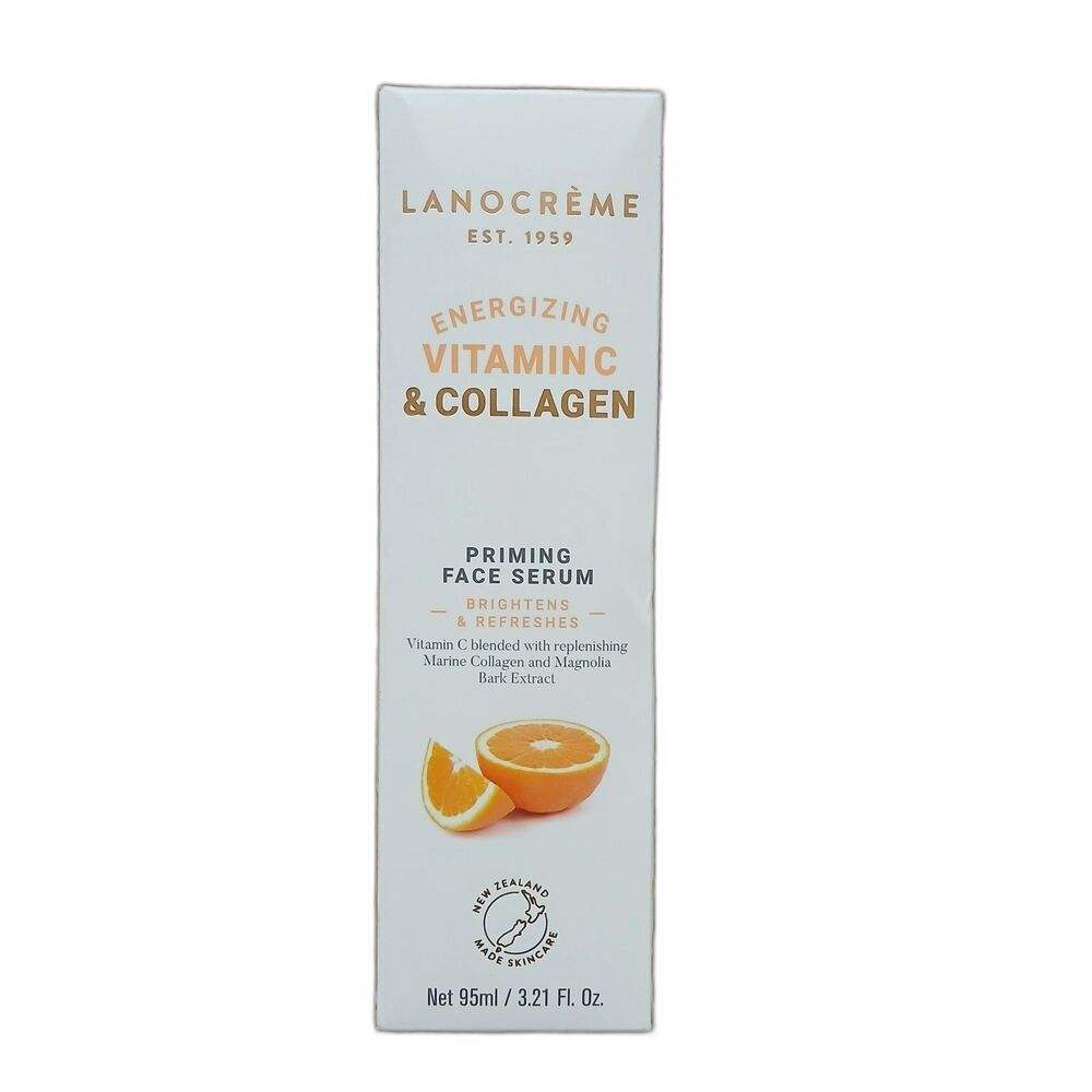 Lanocreme Vitamin C Collagen Face Serum 3.21 oz Hydrating Anti Aging